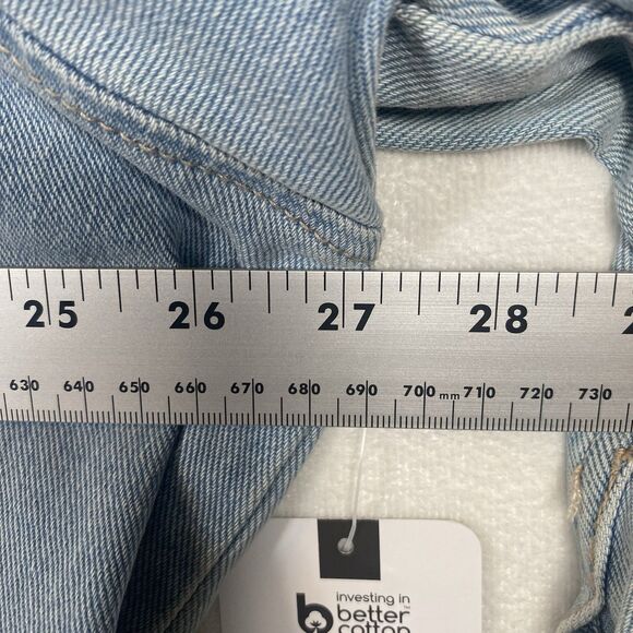 Terra & Sky Women’s Plus Size Blue Denim Shirt Dress Button Front Pockets NWT - Picture 10 of 13